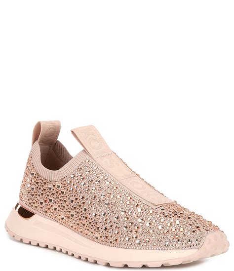 michael kors rose gold slip on sneakers|michael kors bodie sneakers.